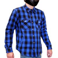 MCP Моторубашка мужская Rebel Full kevlar, черно-светло синий в Пензе