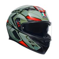 AGV Шлем K3 Decept Matt Black/Green/Red в Пензе