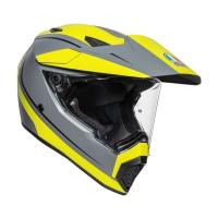 AGV Шлем AX9 E2206 V26 Pacific Road Matt Grey/Yellow Fluo/Black в Пензе