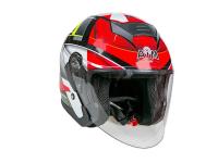 AiM Шлем открытый JK526 Red/Grey/Black в Пензе