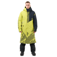Dragonfly Плащ зимний Race Coat Man 2025 Lime-Black в Пензе