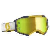Scott Очки кроссовые Fury yellow/blue yellow chrome works в Пензе