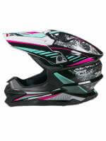 AiM Шлем кроссовый JK803 Multicolor Black/Blue в Пензе