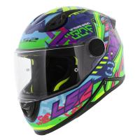 LS2 Мотошлем FF812 Kid Svent Blue Green в Пензе