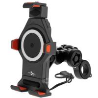 Extreme Style Мото держатель с беспроводной зарядкой anti-vibration R17W в Пензе