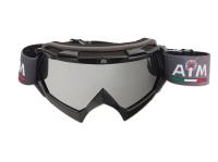 AiM Очки кроссовые (PRO) 157-100 Black Glossy в Пензе