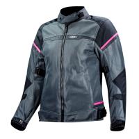 LS2 Мотокуртка женская Riva Lady черно-темно-серо-розовый в Пензе
