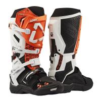Leatt Мотоботы кроссовые 5.5 FlexLock Evo V27 White/Orange в Пензе