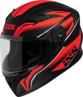 IXS Шлем 136 2.0 Kids Star 2 Черно-красно матовый в Пензе