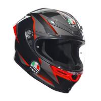 AGV Шлем K6 S 2206 Slashcut Black/Grey/Red в Пензе