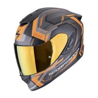 Scorpion Exo Мотошлем Exo-1400 Evo II Linart Черный Матовый/Оранжевый/Серый в Пензе