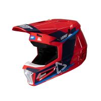 Leatt Шлем кроссовый детский Helmet Kit Moto 3.5 Jr V25 Royal в Пензе