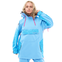 Dragonfly Куртка-анорак сноубордическая DF Uktus Woman Blue - Pink в Пензе