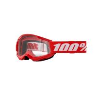 100% Очки подростковые Strata 2 Junior Red / Clear в Пензе
