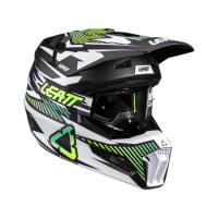 Leatt Шлем кроссовый детский 3.5 V26 Storm Teal + очки Vizion 3.5 в Пензе