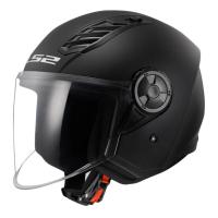 LS2 Мотошлем OF616 Airflow II Solid черный матовый в Пензе