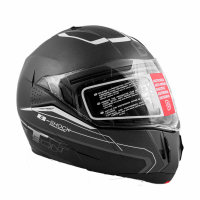Beon Шлем модуляр B-700 Matt Grey/Black White в Пензе