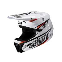 Leatt Шлем кроссовый детский Helmet Kit Moto 3.5 Jr V25 White в Пензе
