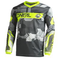 Oneal Джерси Element Camo V.22, детская, унисекс Серый/Желтый в Пензе
