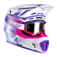 Leatt Шлем кроссовый  7.5 V26 Purple + очки Velocity 4.5 в Пензе