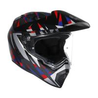 AGV Шлем AX9 E2206 V26 Steppa Carbon/Red/Blue в Пензе