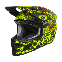 Oneal Шлем кроссовый детский 3Series Attack Youth V24 черный/желтый в Пензе