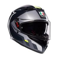 AGV Шлем K3 Shade Grey/Yellow Fluo в Пензе