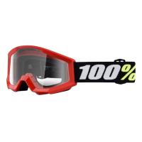 100% Очки детские Strata Mini Goggle Red/Clear Lens 2025 в Пензе