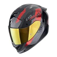 Scorpion Exo Мотошлем Exo-1400 Evo II Carbon Air Platted Карбон/Красный в Пензе