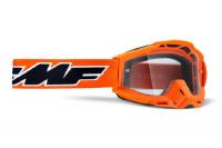 100% Маска кросс FMF Powerbomb Rocket Orange - прозрачная линза в Пензе
