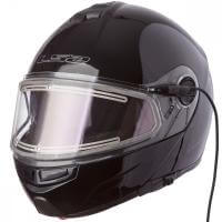LS2 Мотошлем снегоходный FF325 Strobe Electric Snow Solid Черный в Пензе