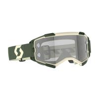 Scott Очки кроссовые Fury LS kaki green/light sensitive grey works в Пензе