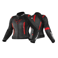 Shima Куртка Кожаная женская Miura 2.0 Black/Red в Пензе