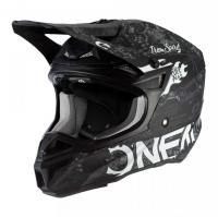 Oneal Шлем кроссовый 5Series Polyacrylite Черный/Белый в Пензе