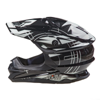 AiM Шлем кроссовый JK803S White/Black в Пензе