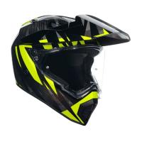 AGV Шлем AX9 E2206 V26 Steppa Carbon/Grey/Yellow Fluo в Пензе