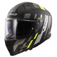 LS2 Мотошлем FF811 Vector II Tron матовый черно-желтый в Пензе