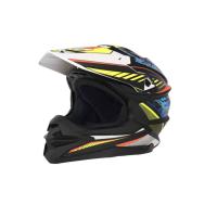 Desment Шлем кроссовый Raptor White-Yellow-Blue graphic в Пензе