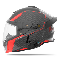 509 Шлем Delta V Carbon Commander с подогревом Racing Red в Пензе