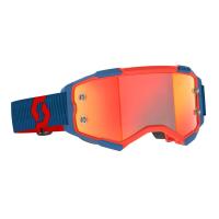 Scott Очки кроссовые Fury dark blue/neon red/orange chrome works в Пензе