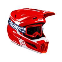 Leatt Шлем кроссовый 3.5 V26 Red + очки Vizion 3.5 в Пензе