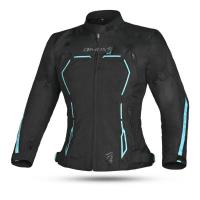 Dimox Мотокуртка текстиль Margo Women Black/Turquoise в Пензе