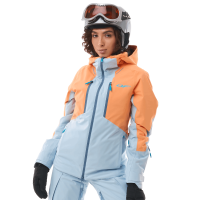 Dragonfly Куртка горнолыжная утепленная Gravity Woman 2025 Mock Orange-Light Blue в Пензе