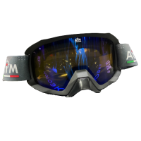 AIM PRO Очки снегоходные двойная линза 186-100 Black matt в Пензе