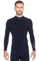 Brubeck Футболка мужская дл.рукав Wool Merino 78% Темно-Синий в Пензе