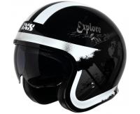 IXS Мотошлем открытый iXS 880 2.2 черно-серебристый в Пензе