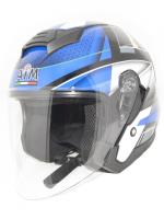 AiM Шлем открытый JK526 Blue/Grey/Black в Пензе