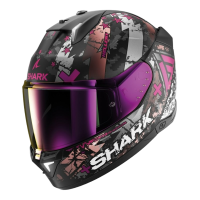 Shark Шлем Skwal i3 Hellcat Mat Black/Chrome/Violet в Пензе