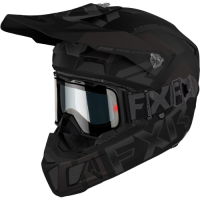 FXR Шлем Clutch Cold Stop QRS Electric 22 Black Ops в Пензе