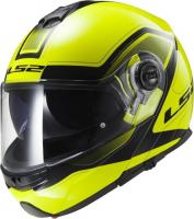 LS2 Мотошлем снегоходный FF325 Strobe Electric Snow Civik Желтый/Черный в Пензе
